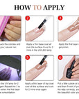 NAILCO Soak-Off Gel Nail Polish – Salon Color, Base & Top Coat (15ml)