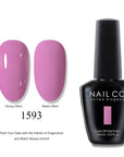 NAILCO Soak-Off Gel Nail Polish – Salon Color, Base & Top Coat (15ml)