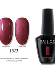 NAILCO Soak-Off Gel Nail Polish – Salon Color, Base & Top Coat (15ml)