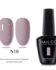 NAILCO Soak-Off Gel Nail Polish – Salon Color, Base & Top Coat (15ml)