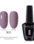 NAILCO Soak-Off Gel Nail Polish – Salon Color, Base & Top Coat (15ml)