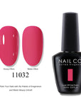 NAILCO Soak-Off Gel Nail Polish – Salon Color, Base & Top Coat (15ml)