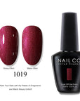 NAILCO Soak-Off Gel Nail Polish – Salon Color, Base & Top Coat (15ml)