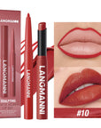 Flawless 2-in-1 Lip Duo: Waterproof Lipstick & Liner Set | Long-Wear, Smudge-Proof