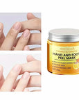 Vtamin c turmeric hand wax mask