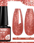 Chocolate Melt Gel Nail Polish – Semi-Permanent UV/LED Gel, 6ml