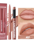 Flawless 2-in-1 Lip Duo: Waterproof Lipstick & Liner Set | Long-Wear, Smudge-Proof