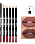 Waterproof Matte Lip Liner & Lipstick Pencil | Long Lasting, Transfer-Proof Lip Tint