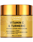 Turmeric Vitamin C Retinol Cream for Face - Moisturizing, Firming, Lightening, Whitening Skincare