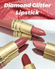 Starlight Shimmer Lipstick swatch showing luminous shimmer finish