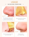 LAIKOU 24K Gold Sakura Face Mask