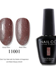 NAILCO Soak-Off Gel Nail Polish – Salon Color, Base & Top Coat (15ml)