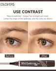 Eyebrow pen in dark brown shade