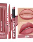 Flawless 2-in-1 Lip Duo: Waterproof Lipstick & Liner Set | Long-Wear, Smudge-Proof