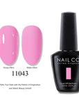 NAILCO Soak-Off Gel Nail Polish – Salon Color, Base & Top Coat (15ml)