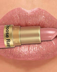Starlight Shimmer Lipstick nude shade with golden shimmer particles