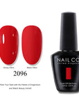 NAILCO Soak-Off Gel Nail Polish – Salon Color, Base & Top Coat (15ml)