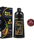 3-in-1 Hair Dye Natural Polygonum Multiflorum Darkening Shampoo for Men & Women