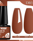Chocolate Melt Gel Nail Polish – Semi-Permanent UV/LED Gel, 6ml