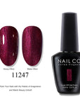 NAILCO Soak-Off Gel Nail Polish – Salon Color, Base & Top Coat (15ml)