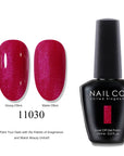 NAILCO Soak-Off Gel Nail Polish – Salon Color, Base & Top Coat (15ml)