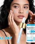 Serum dropper applicator for precise, mess-free use