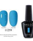 NAILCO Soak-Off Gel Nail Polish – Salon Color, Base & Top Coat (15ml)