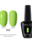 NAILCO Soak-Off Gel Nail Polish – Salon Color, Base & Top Coat (15ml)
