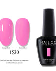 NAILCO Soak-Off Gel Nail Polish – Salon Color, Base & Top Coat (15ml)