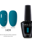 NAILCO Soak-Off Gel Nail Polish – Salon Color, Base & Top Coat (15ml)