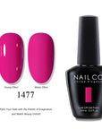 NAILCO Soak-Off Gel Nail Polish – Salon Color, Base & Top Coat (15ml)