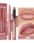 Flawless 2-in-1 Lip Duo: Waterproof Lipstick & Liner Set | Long-Wear, Smudge-Proof
