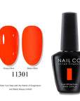 NAILCO Soak-Off Gel Nail Polish – Salon Color, Base & Top Coat (15ml)