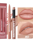 Flawless 2-in-1 Lip Duo: Waterproof Lipstick & Liner Set | Long-Wear, Smudge-Proof