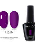 NAILCO Soak-Off Gel Nail Polish – Salon Color, Base & Top Coat (15ml)