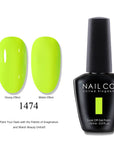 NAILCO Soak-Off Gel Nail Polish – Salon Color, Base & Top Coat (15ml)