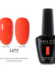 NAILCO Soak-Off Gel Nail Polish – Salon Color, Base & Top Coat (15ml)