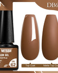 Chocolate Melt Gel Nail Polish – Semi-Permanent UV/LED Gel, 6ml
