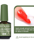 MEET ACROSS Nail Gel Polish Remover - Gentle, Effective, Non-Damaging