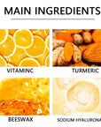 Vtamin c turmeric hand wax mask
