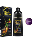 3-in-1 Hair Dye Natural Polygonum Multiflorum Darkening Shampoo for Men & Women