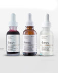 The Ordinary 3-Piece Set – Lactic Acid 10% + HA, Caffeine Solution 5% + EGCG & Azelaic Acid Suspension 10% (30ml each)