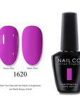 NAILCO Soak-Off Gel Nail Polish – Salon Color, Base & Top Coat (15ml)