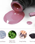 Chocolate Melt Gel Nail Polish – Semi-Permanent UV/LED Gel, 6ml