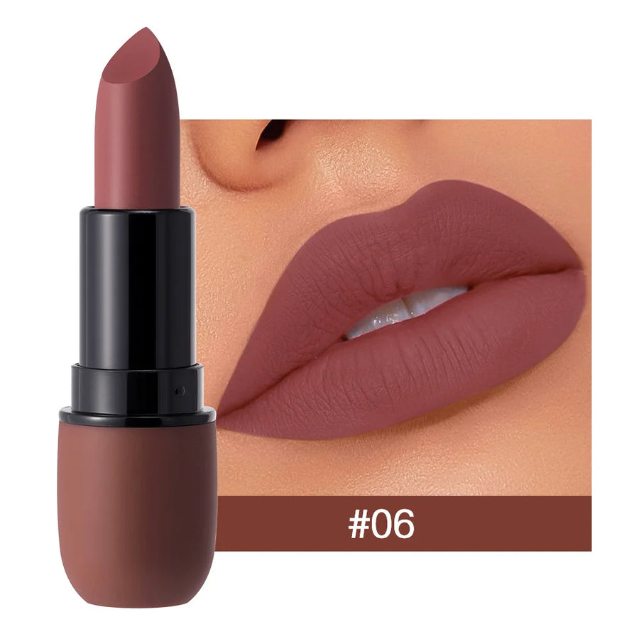 6 Pcs Matte Velvet Lipstick Set