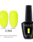 NAILCO Soak-Off Gel Nail Polish – Salon Color, Base & Top Coat (15ml)