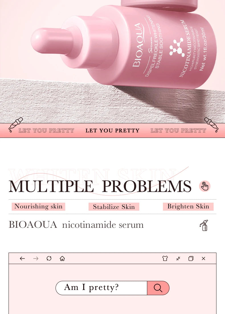 BIOAQUA Vitamin C & Retinol Serum – Brightening, Hydrating, Anti-Aging Skincare