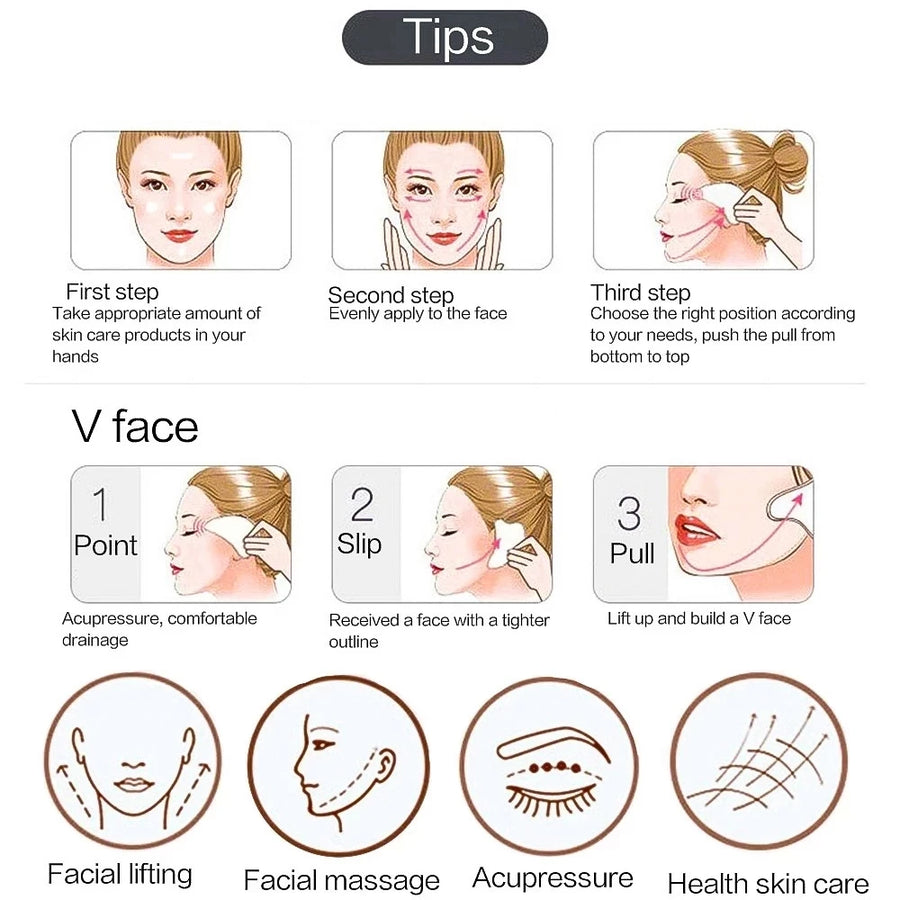 Gua Sha Massage Board for Face