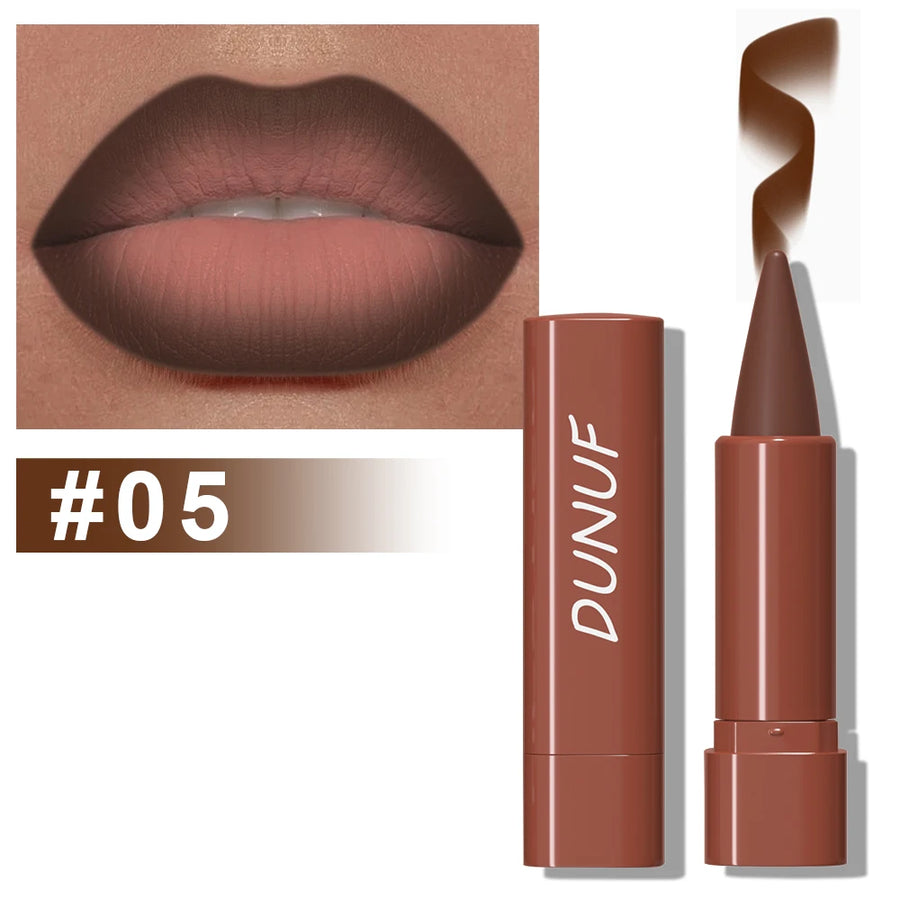 Matte Velvet Gradient Lip Liner Pen - Smooth Application, Defined & Elegant Lips