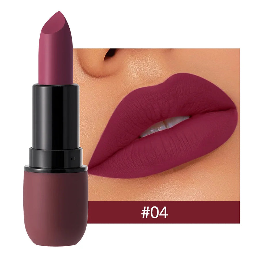 6 Pcs Matte Velvet Lipstick Set